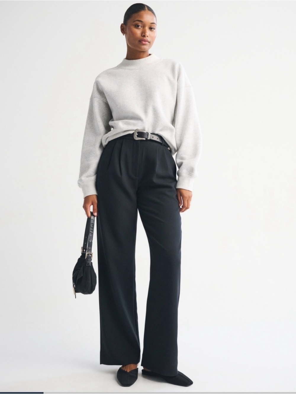 Abercrombie & Fitch Sloane Tailored Wide Leg Pant Size 10